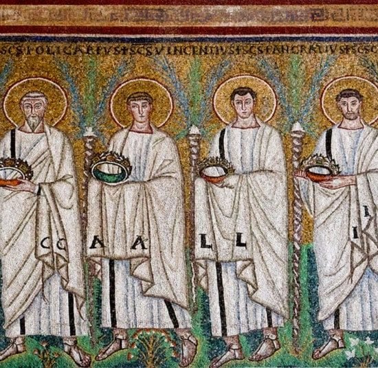 Cortejo de los Mártires de la Basílica de San Apolinar el Nuevo - Orígenes de Europa (Urbs Regia)