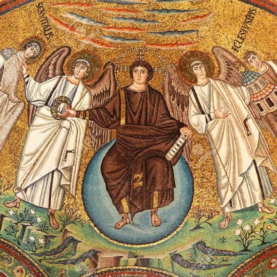 Mosaicos antiguos siglo vi en la basílica de san vital de rávena italia - Orígenes de Europa-min