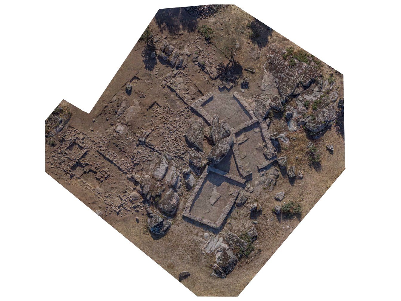 ORTOFOTOGRAFÍA GENERAL DEL ÁREA CENTRAL DEL SECTOR SUR DE LA CABILDA (CAMPAÑA 2021) | Imagen obtenida de: https://www.comunidad.madrid/cultura/patrimonio-cultural/yacimiento-cabilda